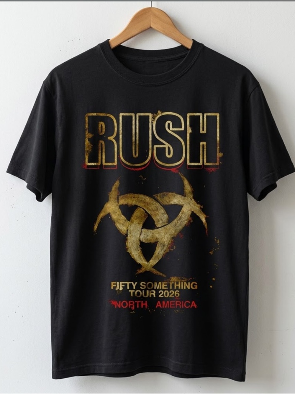 Rush Stage Logo Shirt Fifty Something Tour